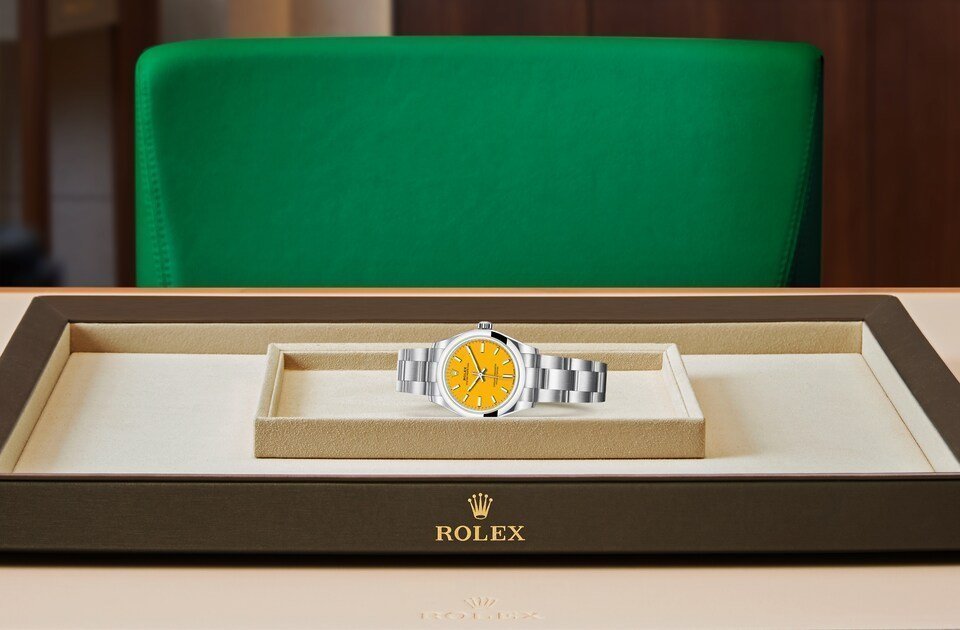 Oyster perpetual yellow 31mm