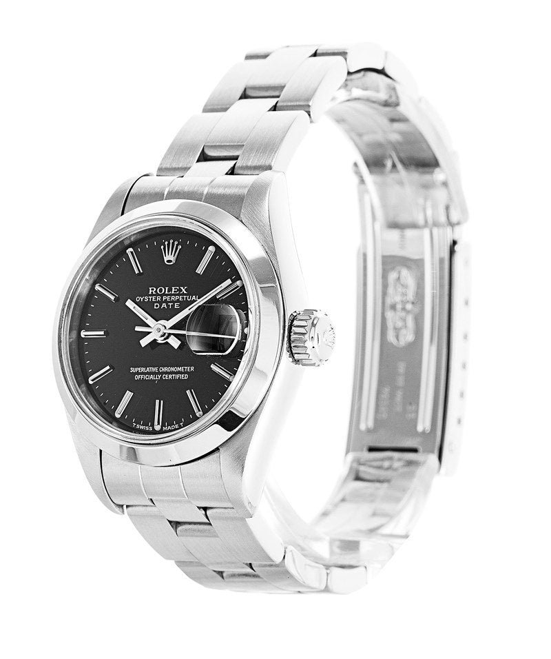 Rolex Datejust Black Dial Women's 69160