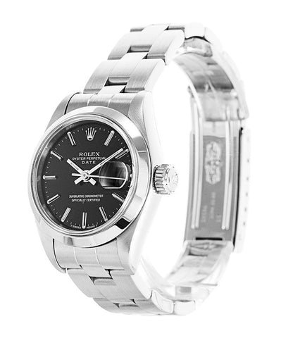 Rolex Datejust Black Dial Women's 69160
