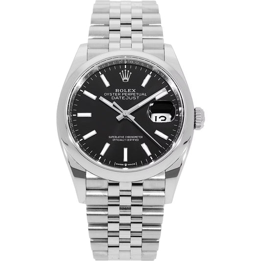 Rolex Datejust Black Women 179174