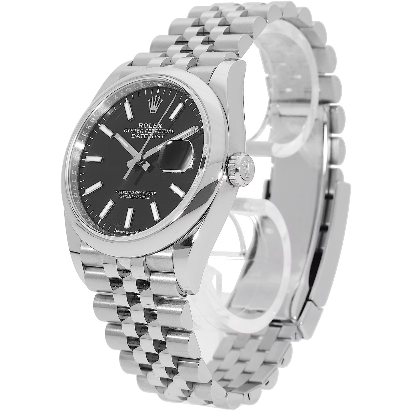 Rolex Datejust Black Women 179174