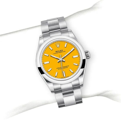 Oyster perpetual yellow 31mm