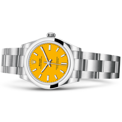 Oyster perpetual yellow 31mm