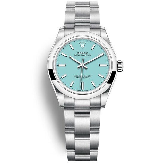 Oyster perpetual sky blue 31mm