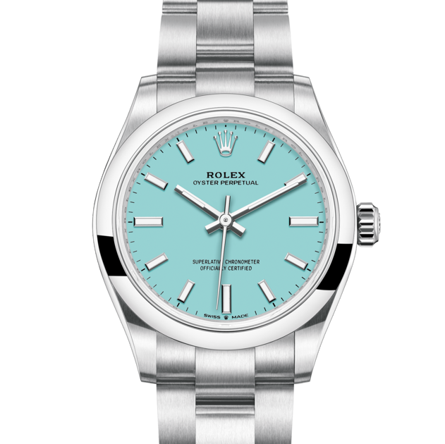 Oyster perpetual sky blue 31mm
