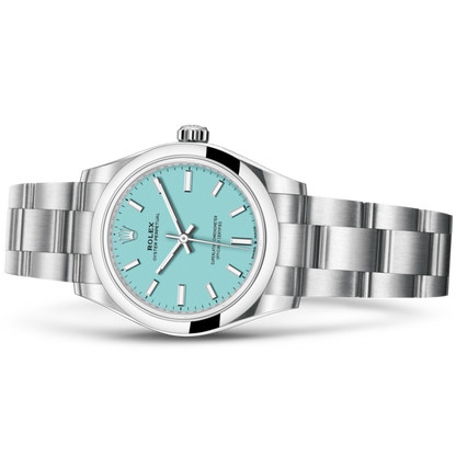 Oyster perpetual sky blue 31mm